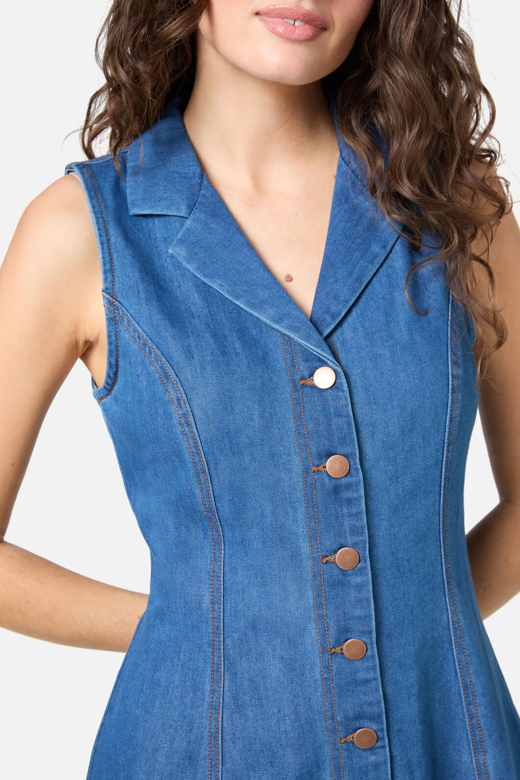 Carrie Denim Pinny - Image 5