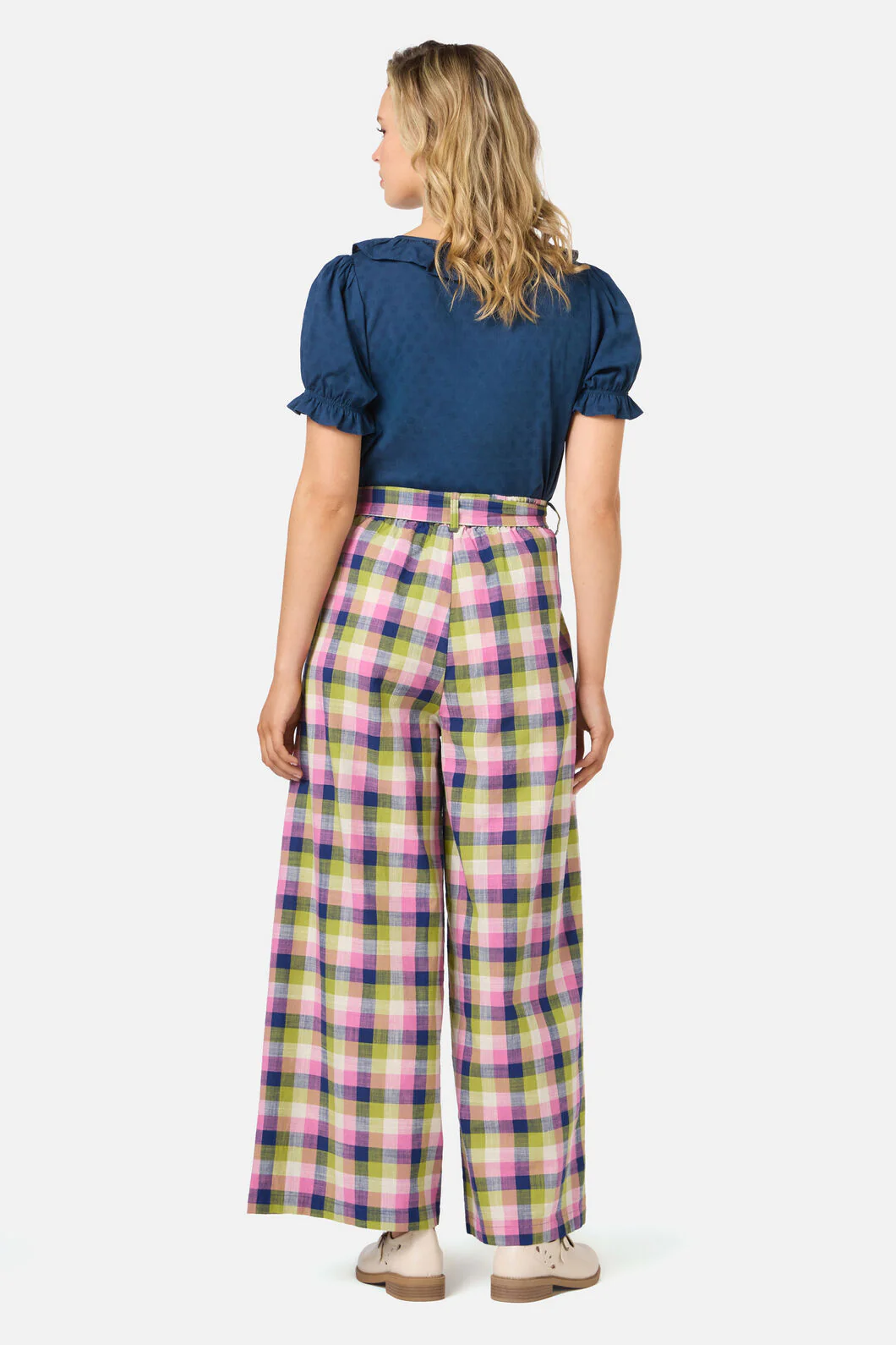 Cassie Check Culotte - Image 4