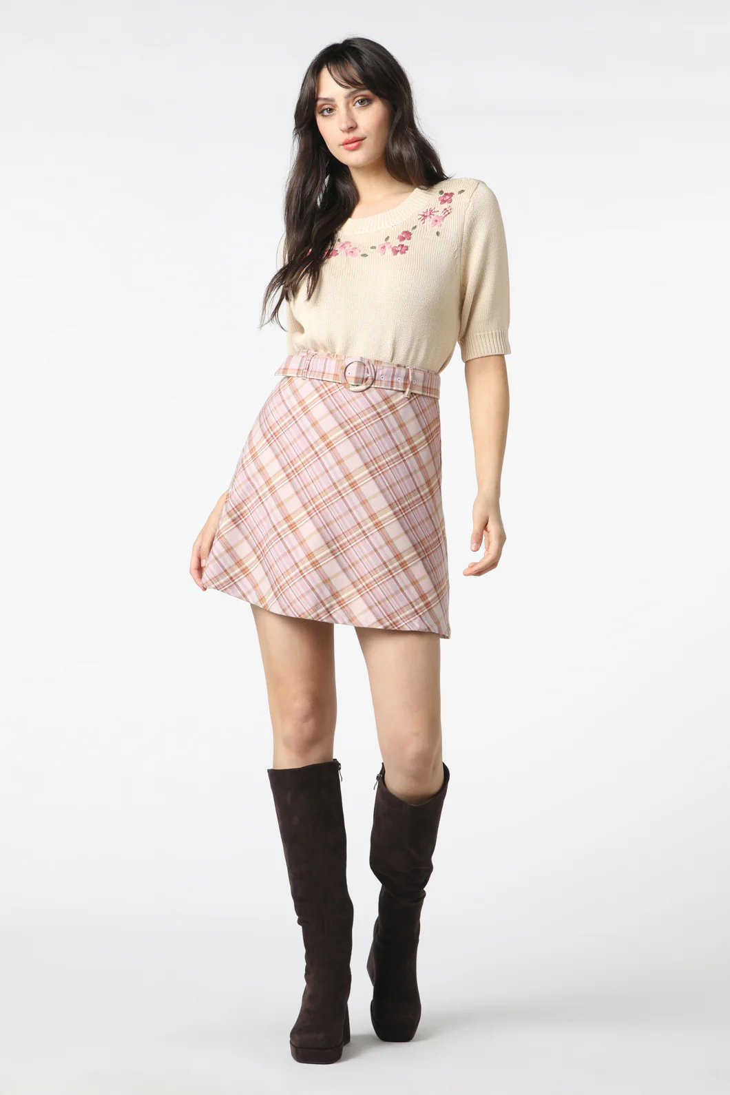 Chelsea Check Skirt