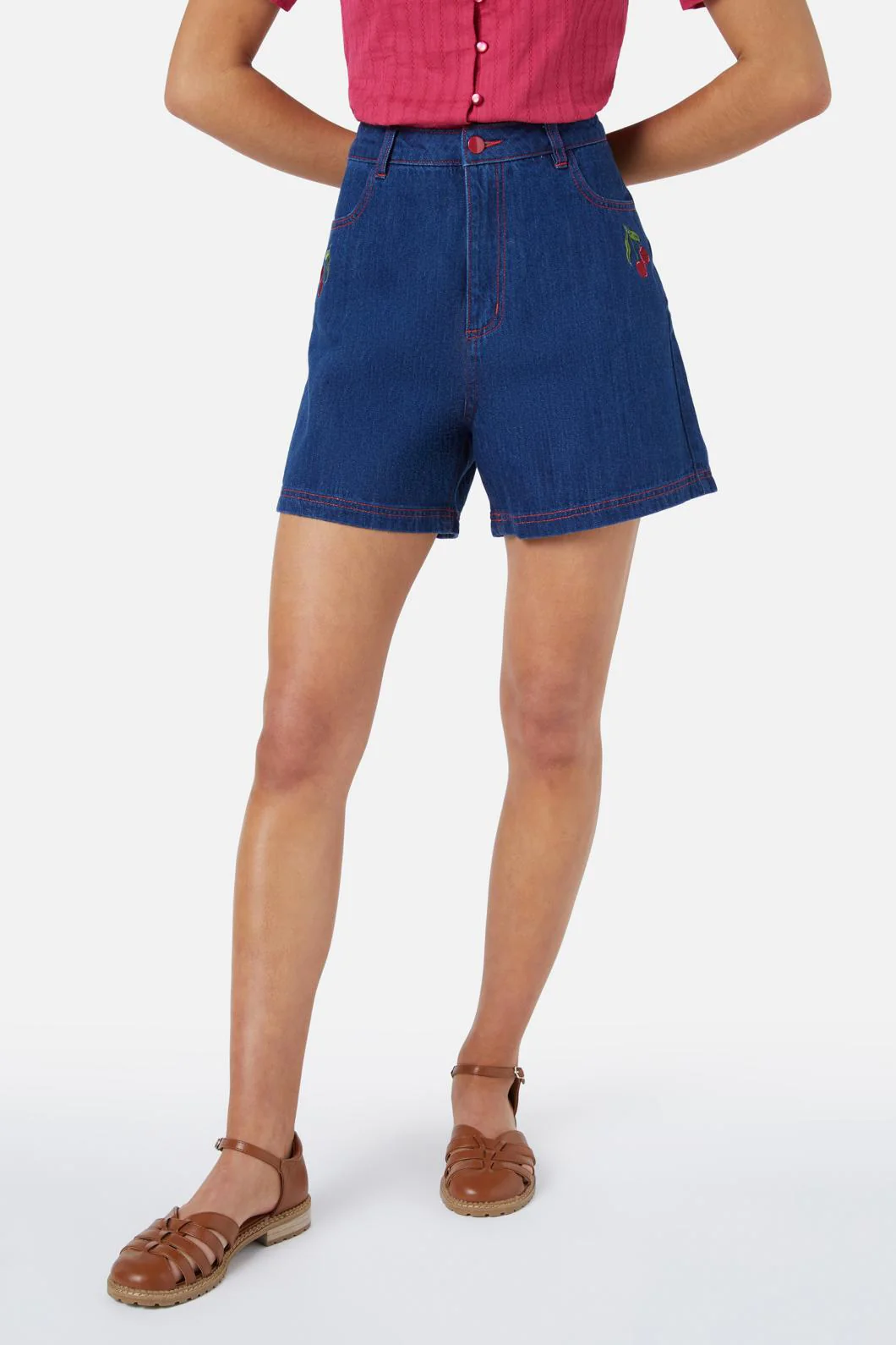 Cherry Emb Short - Image 2