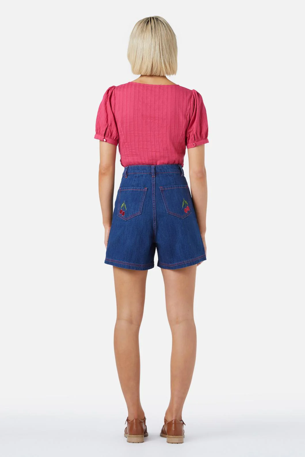 Cherry Emb Short - Image 4