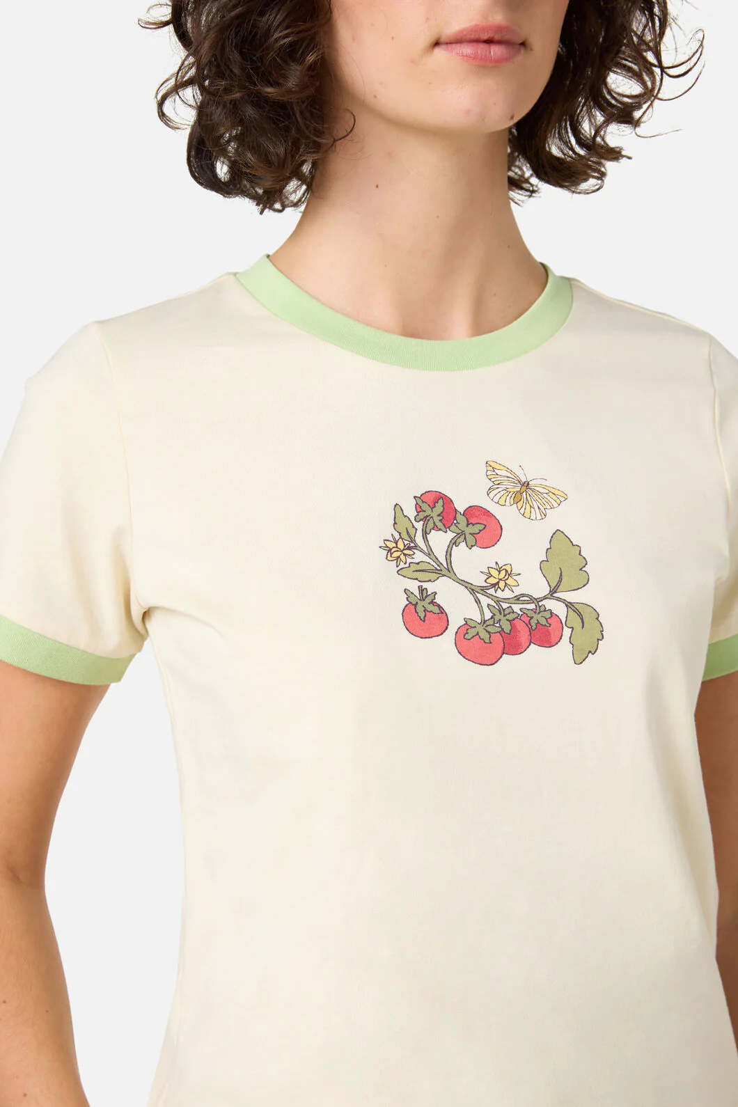 Cherry Tomatoes Ringer Tee - Image 5