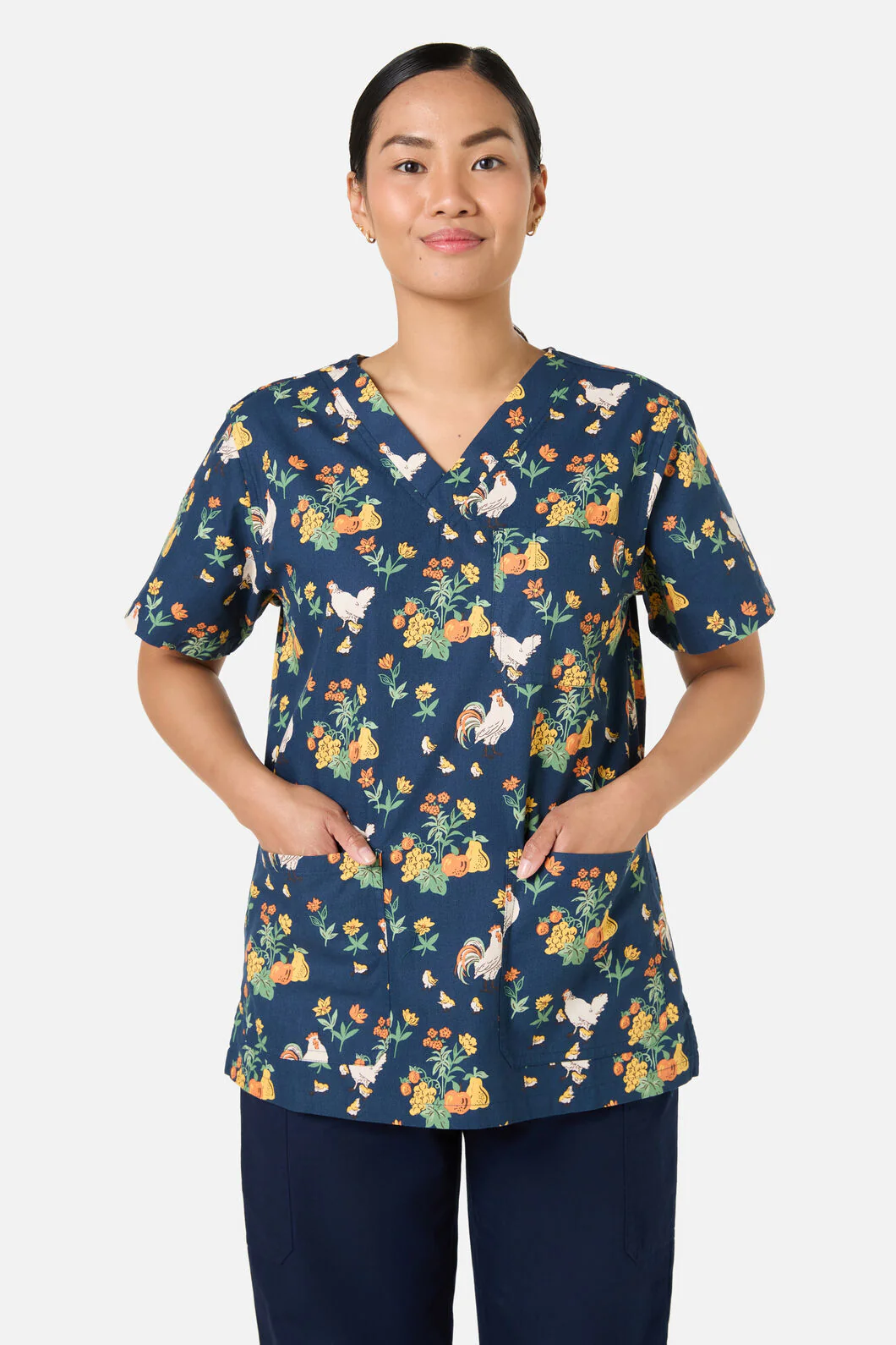 Chickens Scrub Top &Bottom Set - Image 5