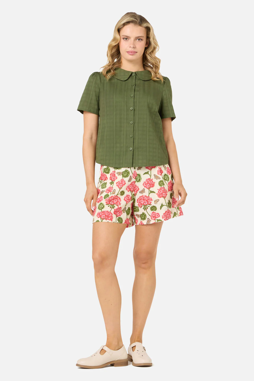 Cindy Sweet Collar Blouse - Image 2