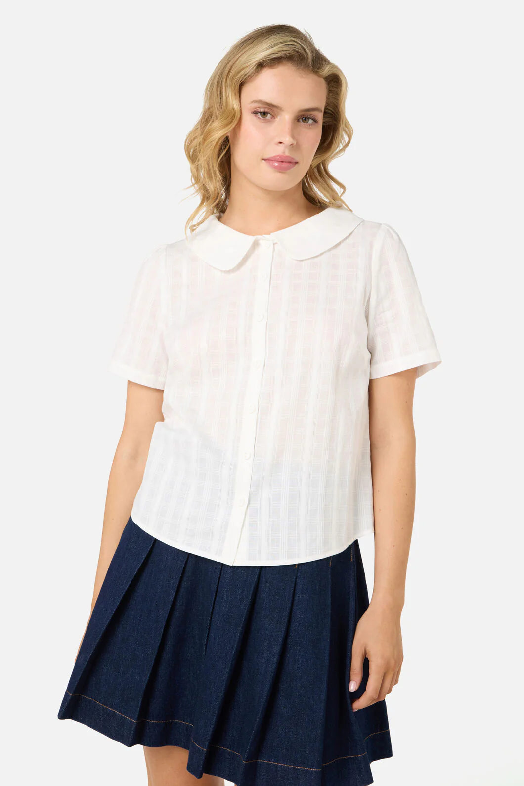 Cindy Sweet Collar Blouse - Image 7