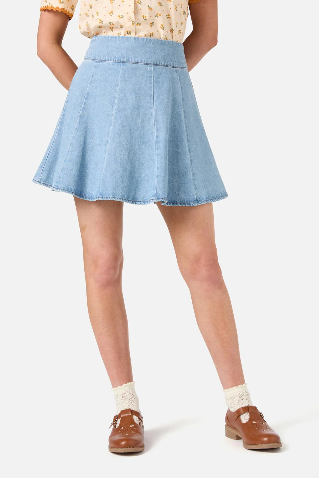 Clara Denim Mini Skirt - Image 12
