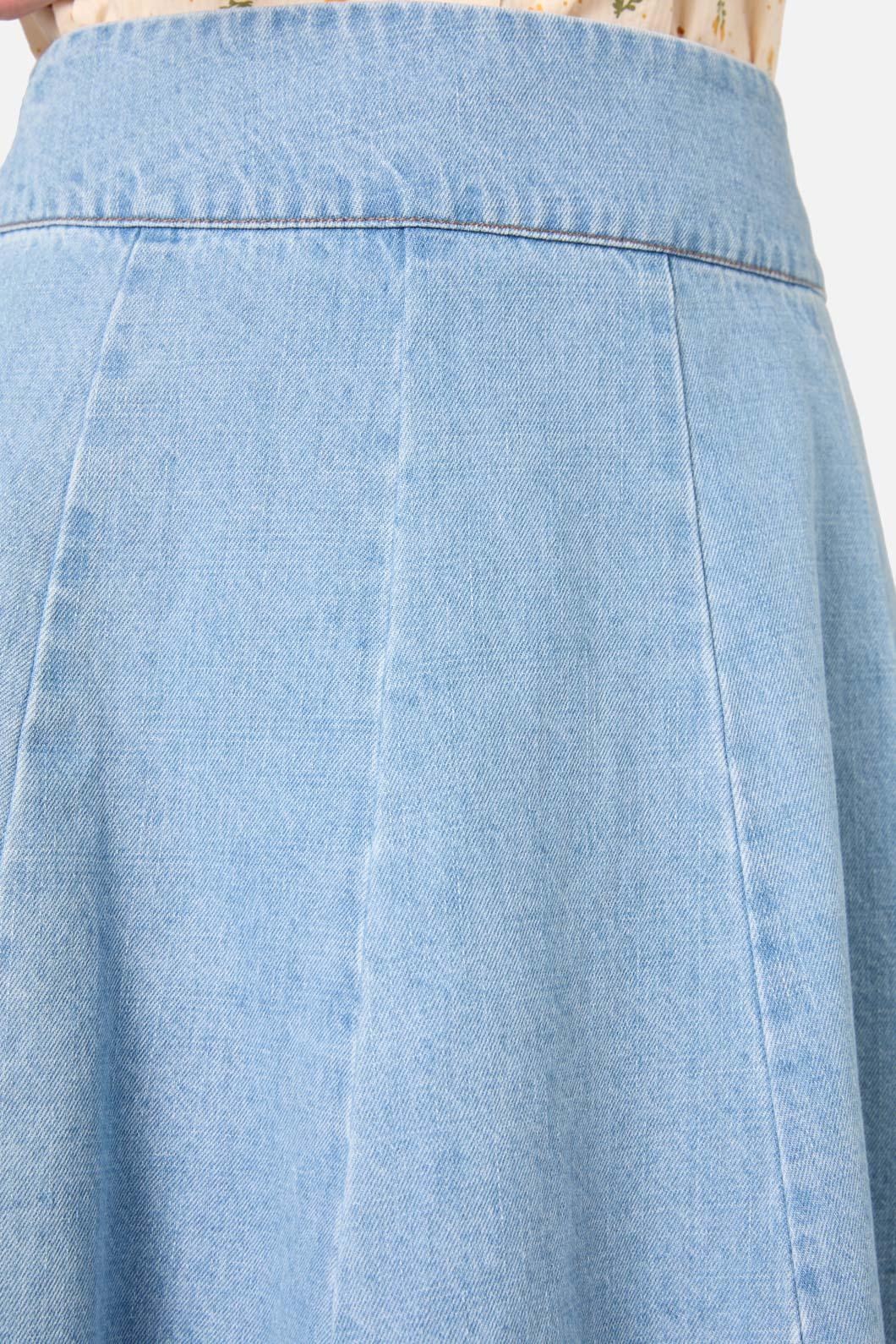 Clara Denim Mini Skirt - Image 16