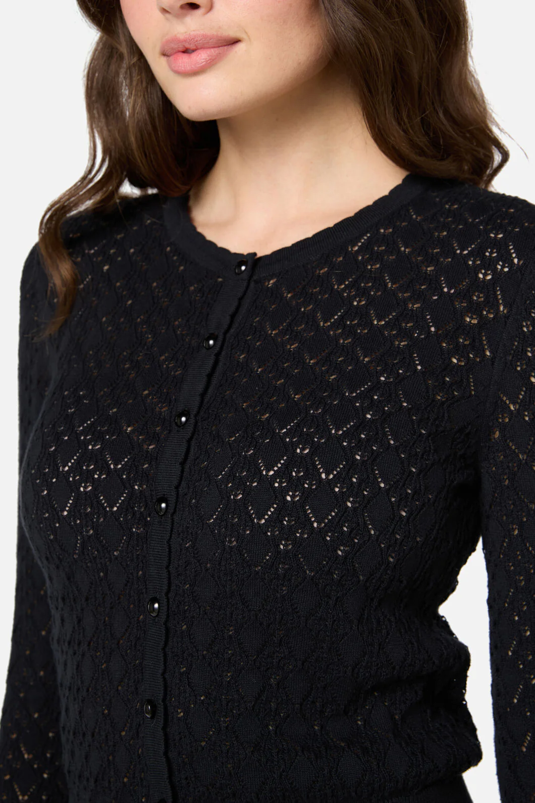 Clarissa Pointelle Cardigan - Image 10
