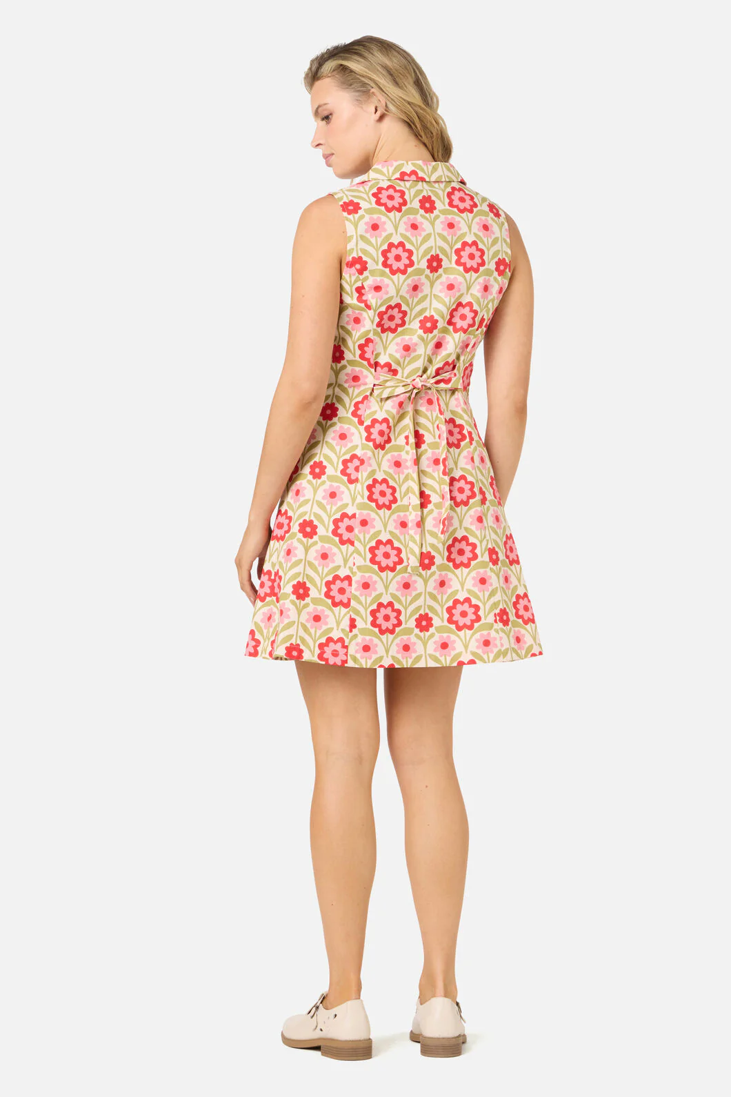 Cleo Geo Mini Collared Dress - Image 5