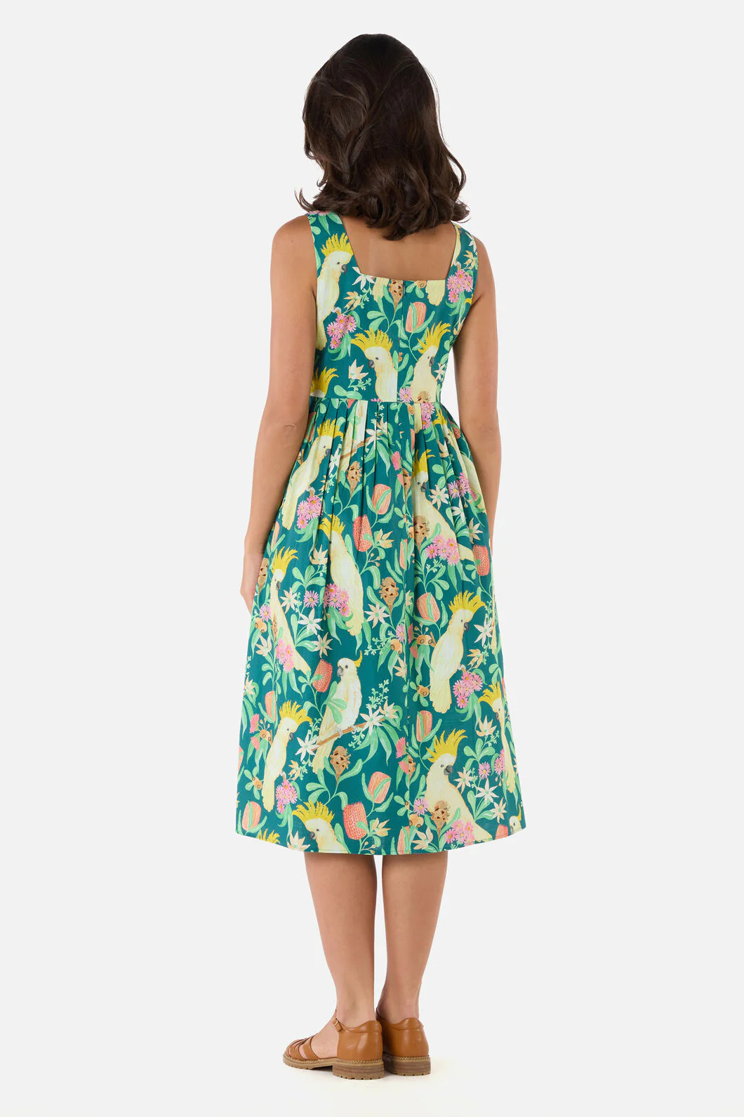 Cockatoo & Flora Midi Dress - Image 7