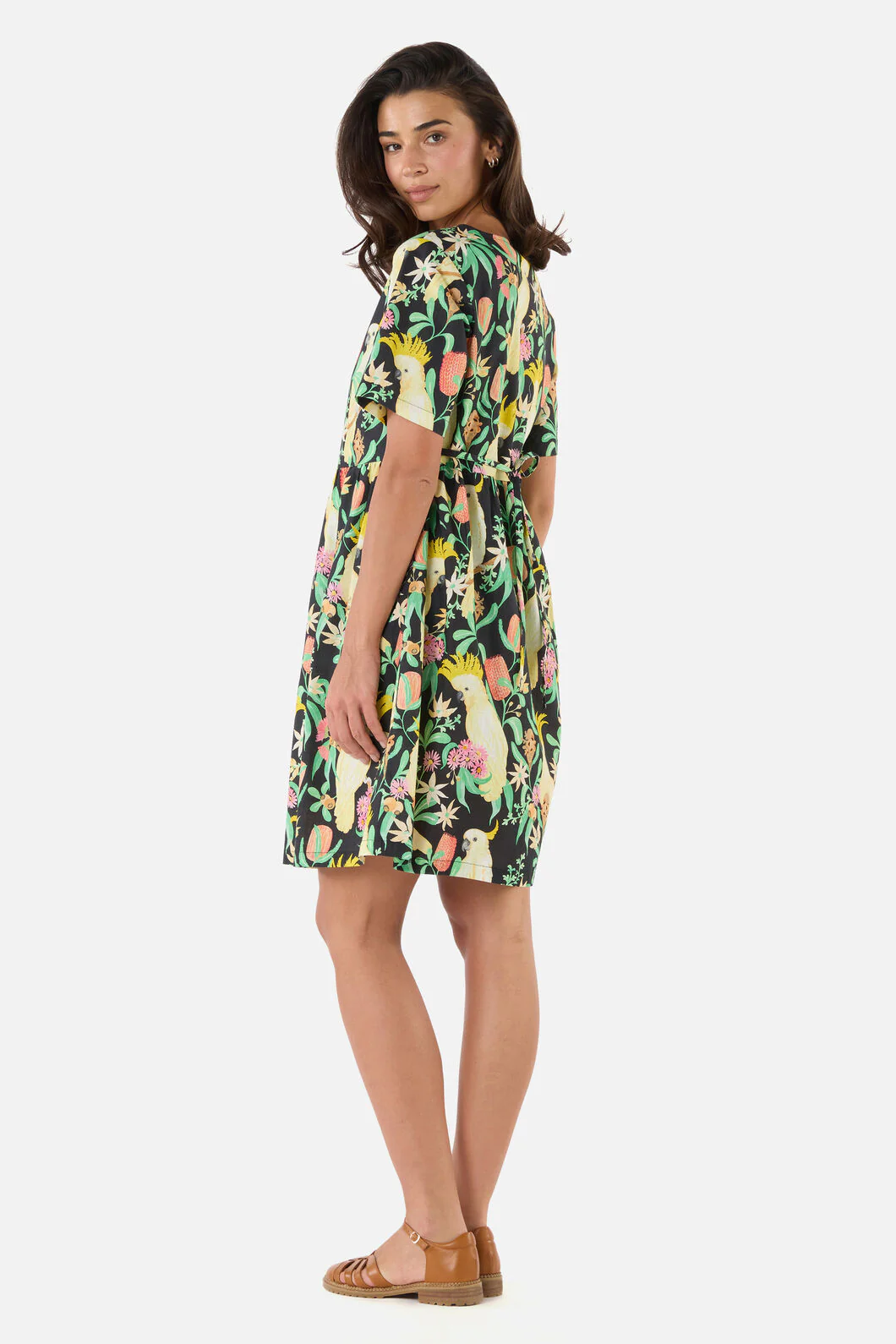 Cockatoo & Flora Smock Dress - Image 3