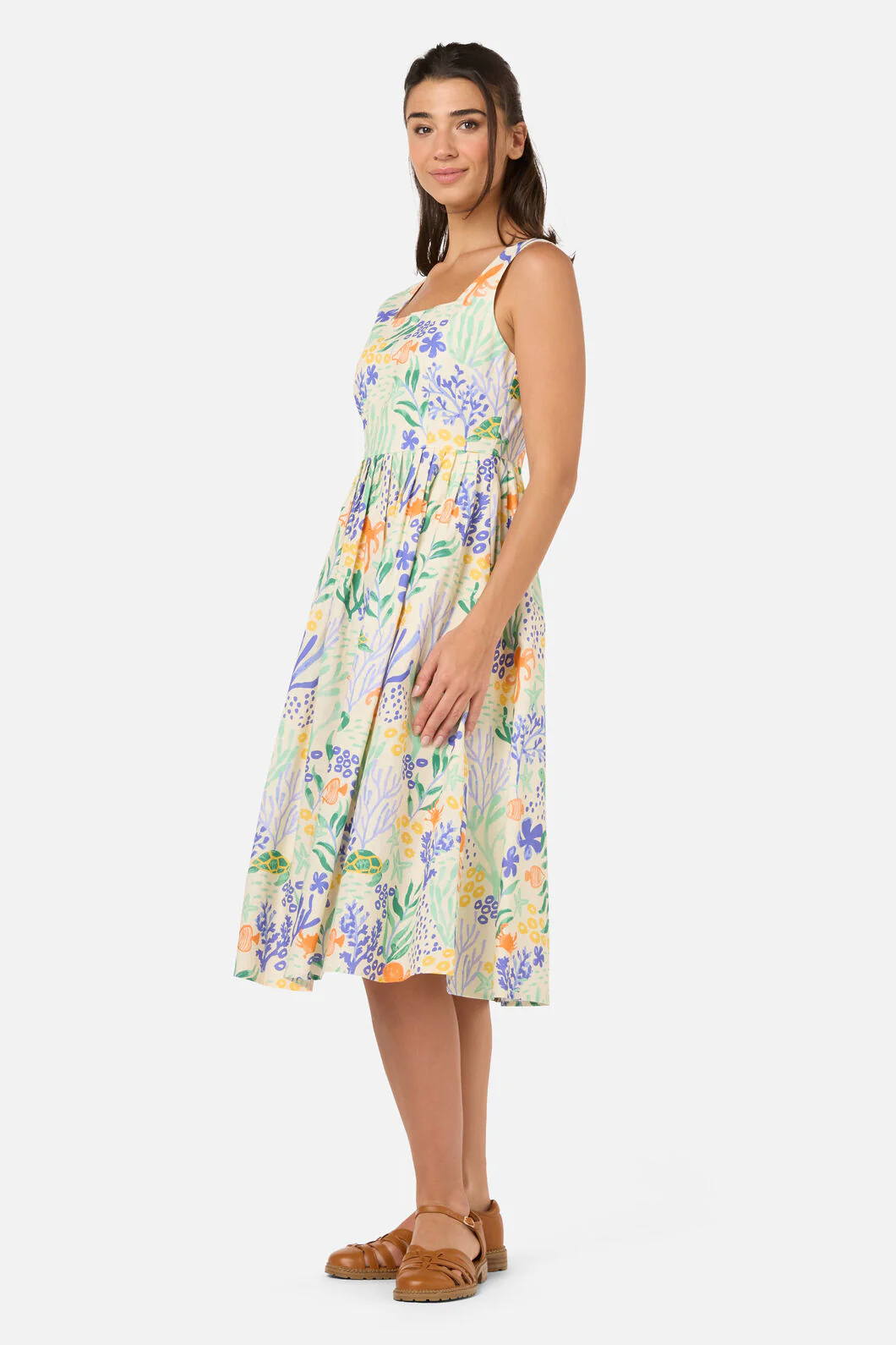 Coral Reef Midi Dress - Image 6