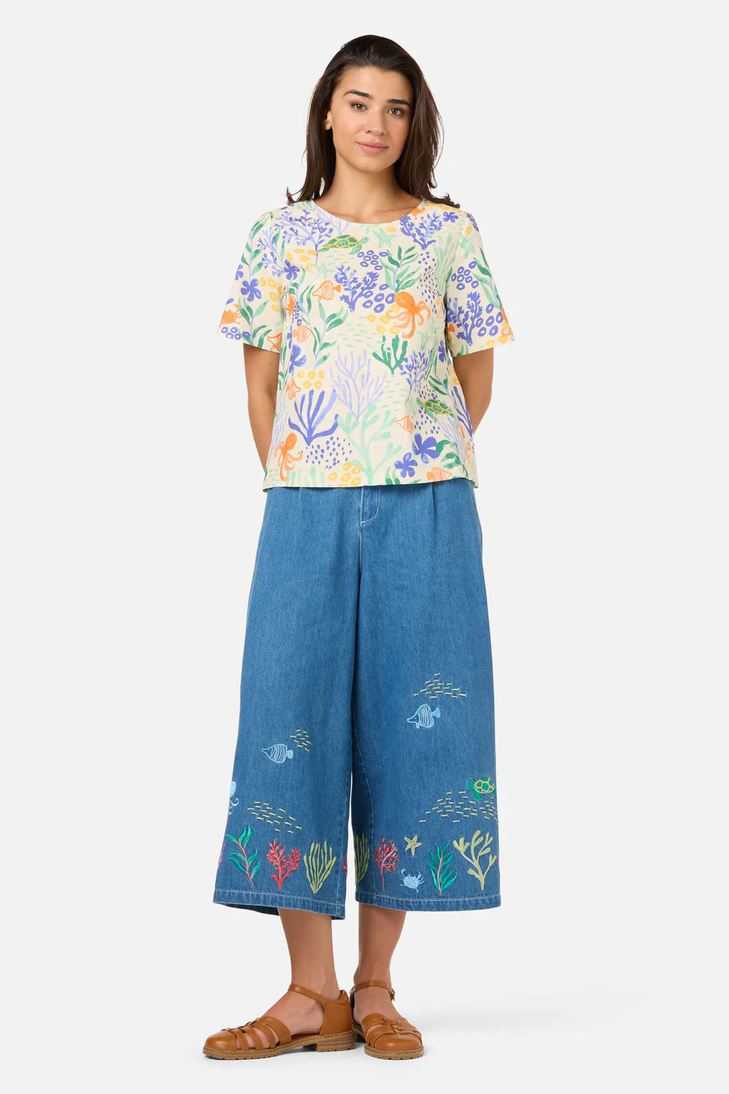 Coral Reef Short Sleeve Top - Image 2