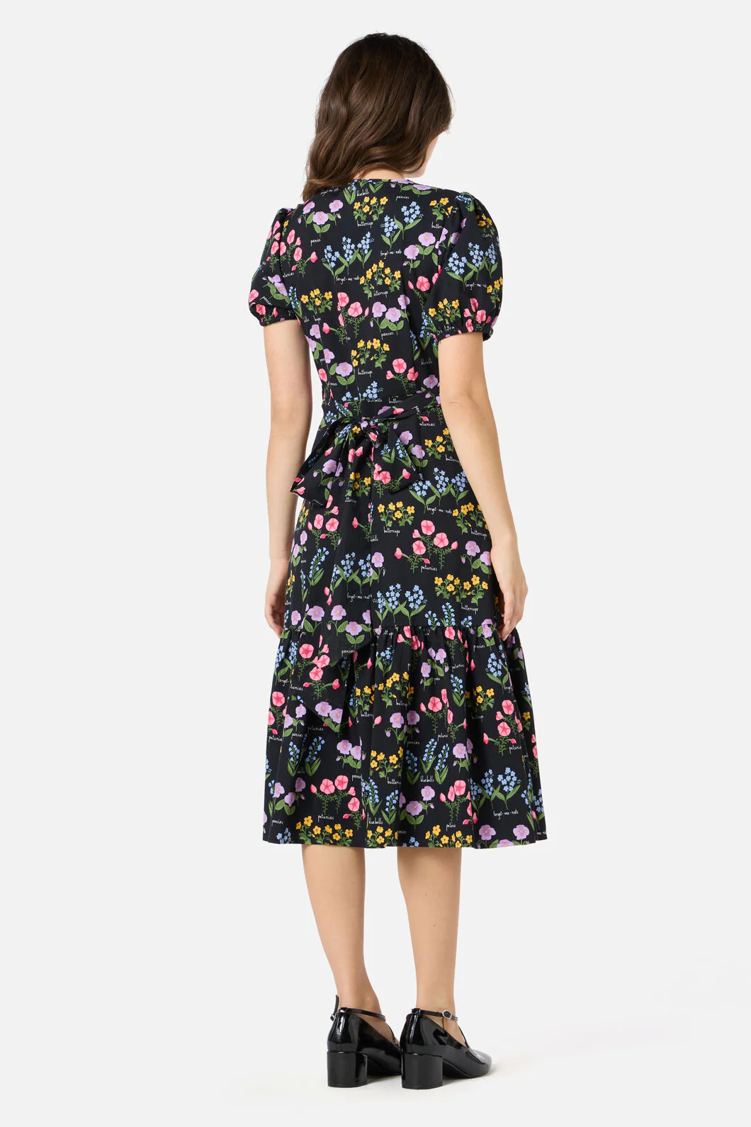 Cottage Garden Midi Wrap Dress - Image 6