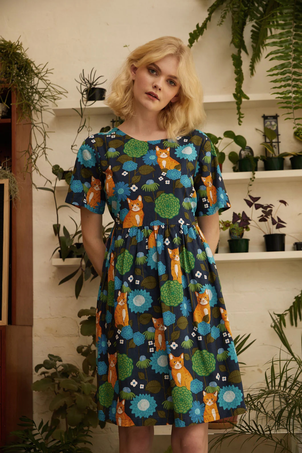 Cute Cat Smock Dress - Image 2