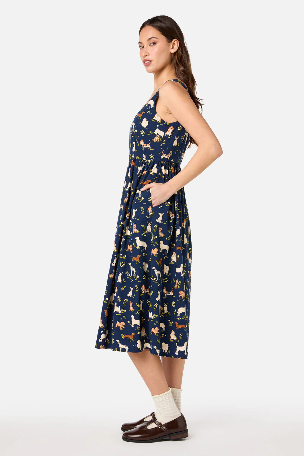 Cute Dogs Midi Dress - Image 5
