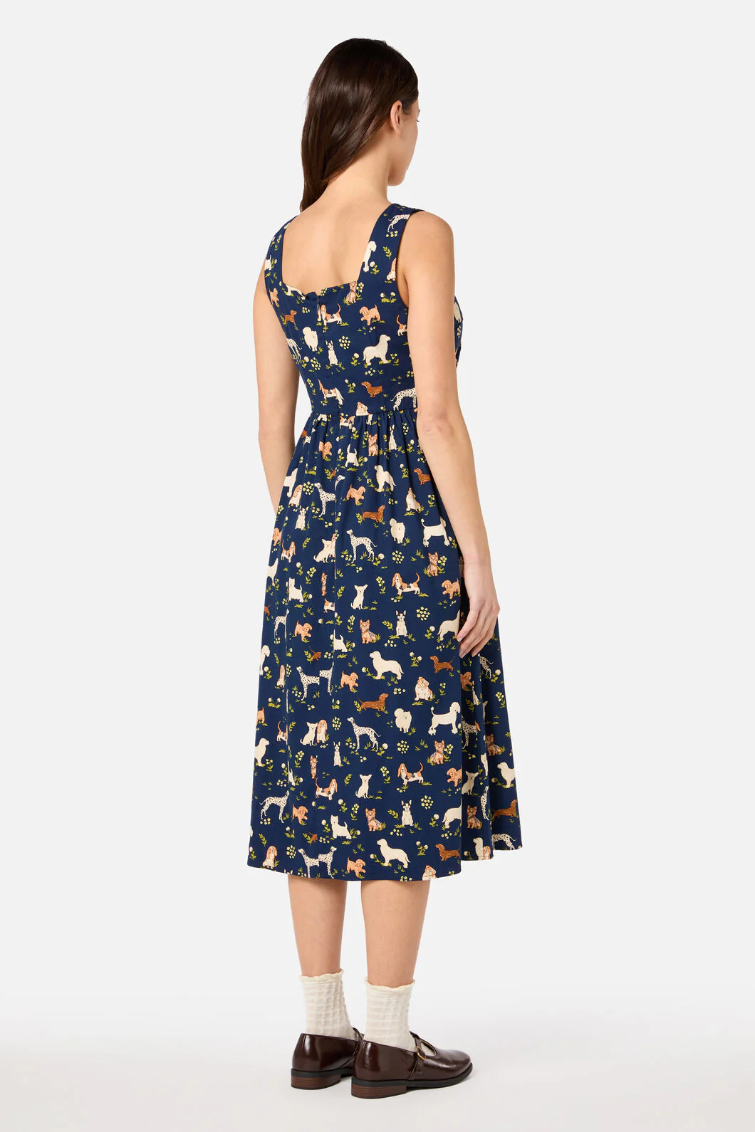 Cute Dogs Midi Dress - Image 6