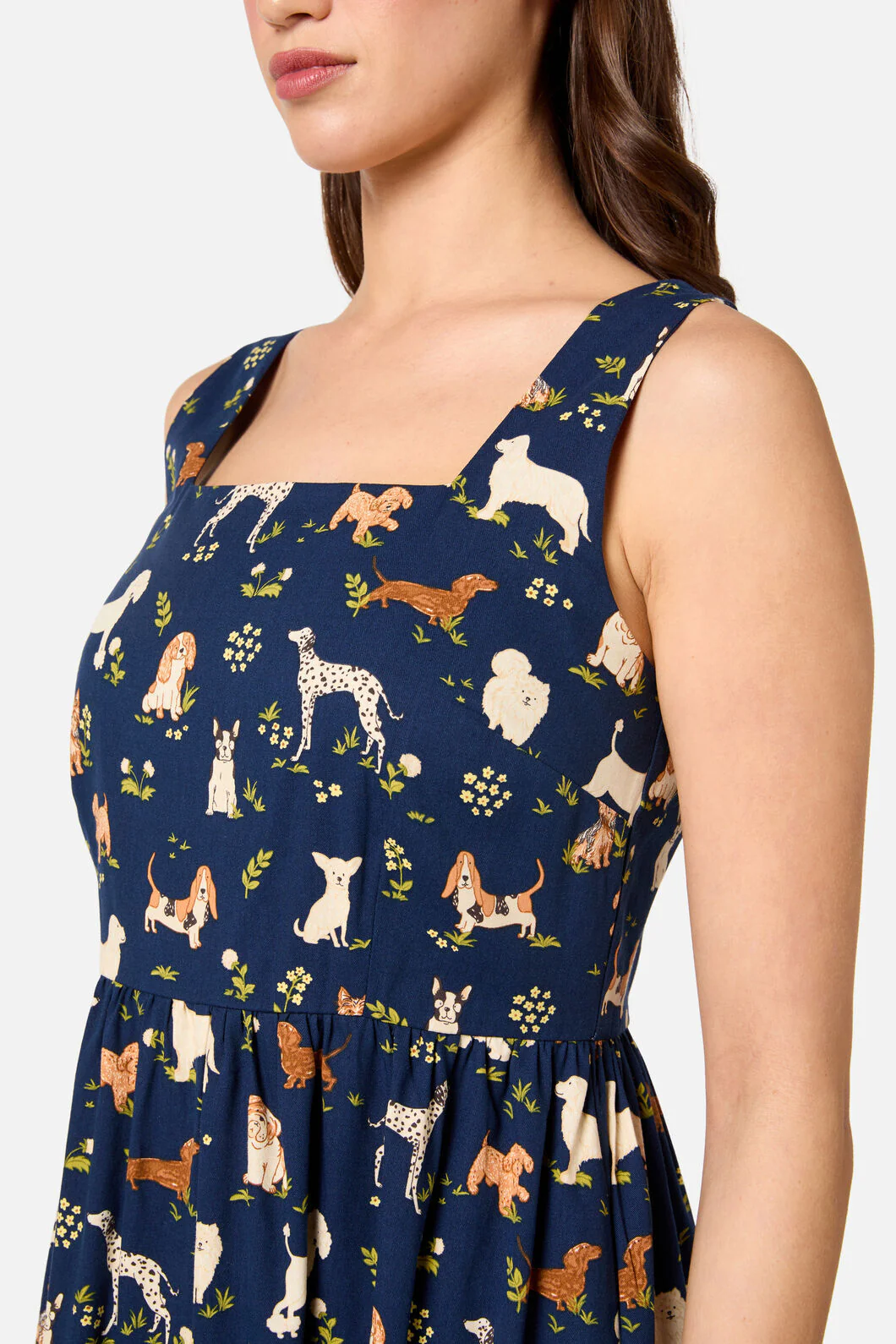 Cute Dogs Midi Dress - Image 7