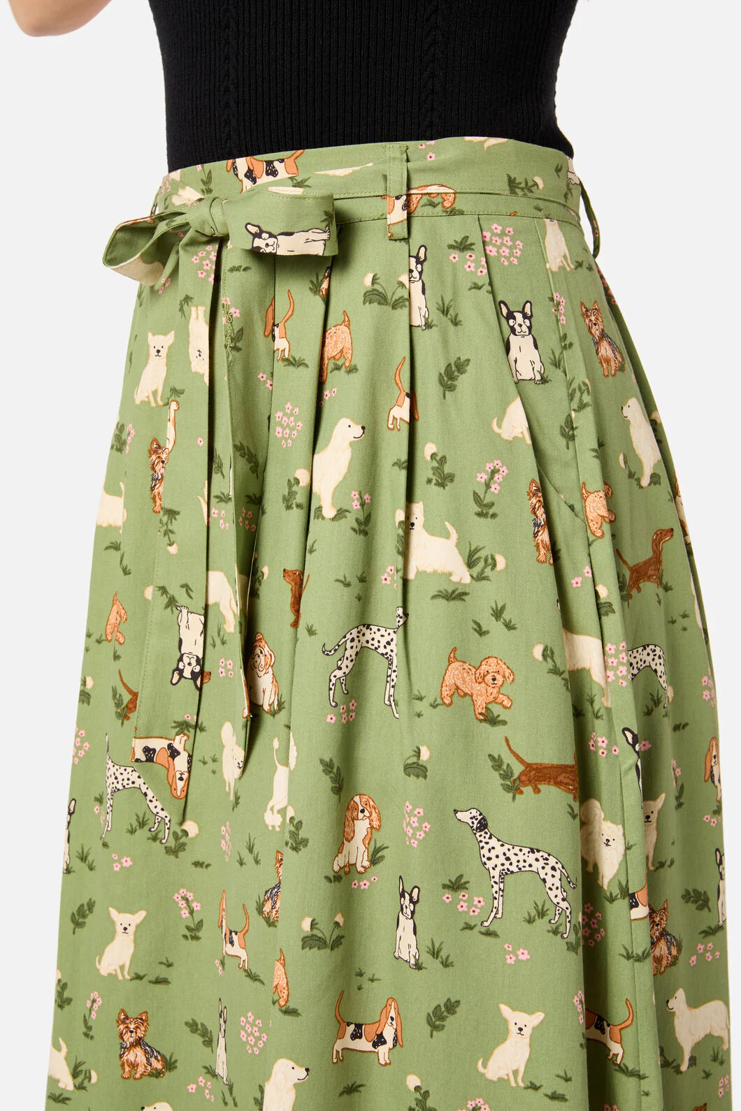 Cute Dogs Midi Skirt - Image 5