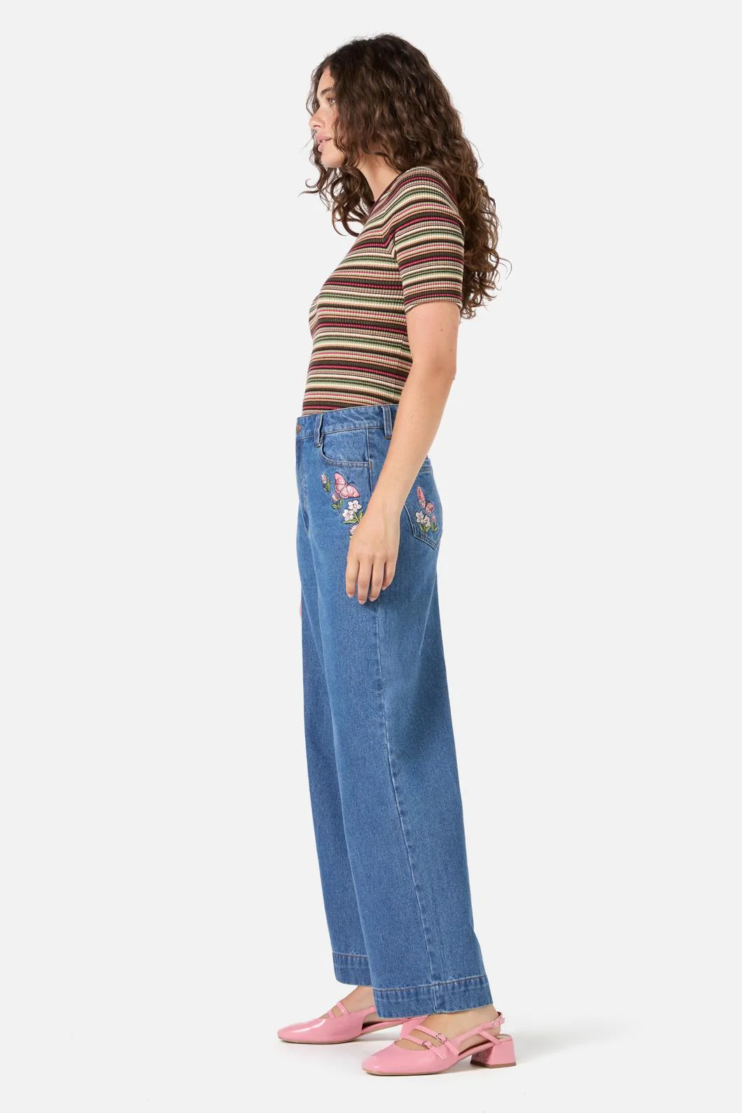 Cydney Stripe Rib Knit Top - Image 4