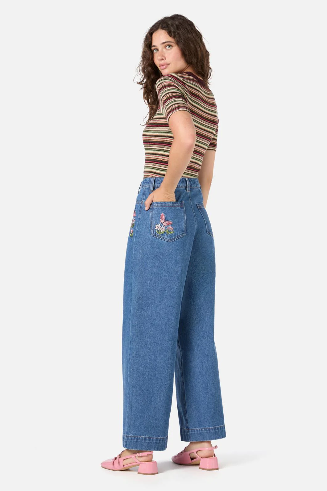 Cydney Stripe Rib Knit Top - Image 5