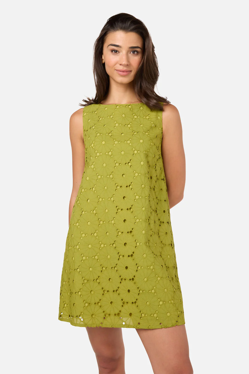 Daisy Broderie Shift Dress - Image 10