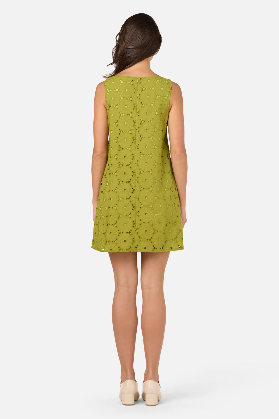 Daisy Broderie Shift Dress - Image 13