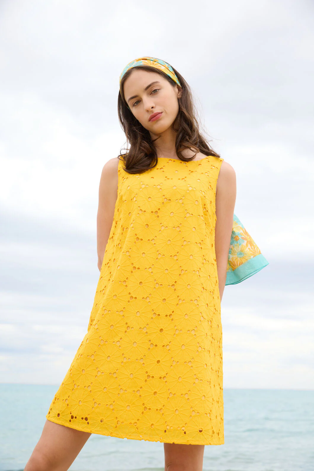Daisy Broderie Shift Dress - Image 2
