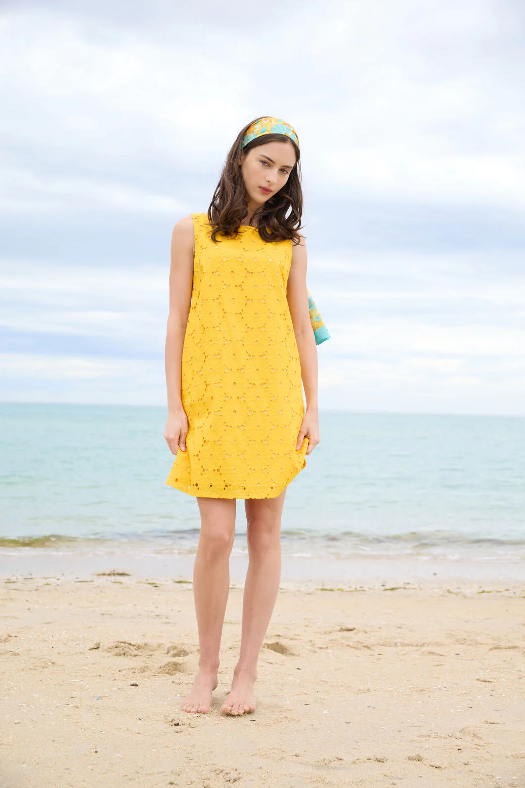 Daisy Broderie Shift Dress - Image 3