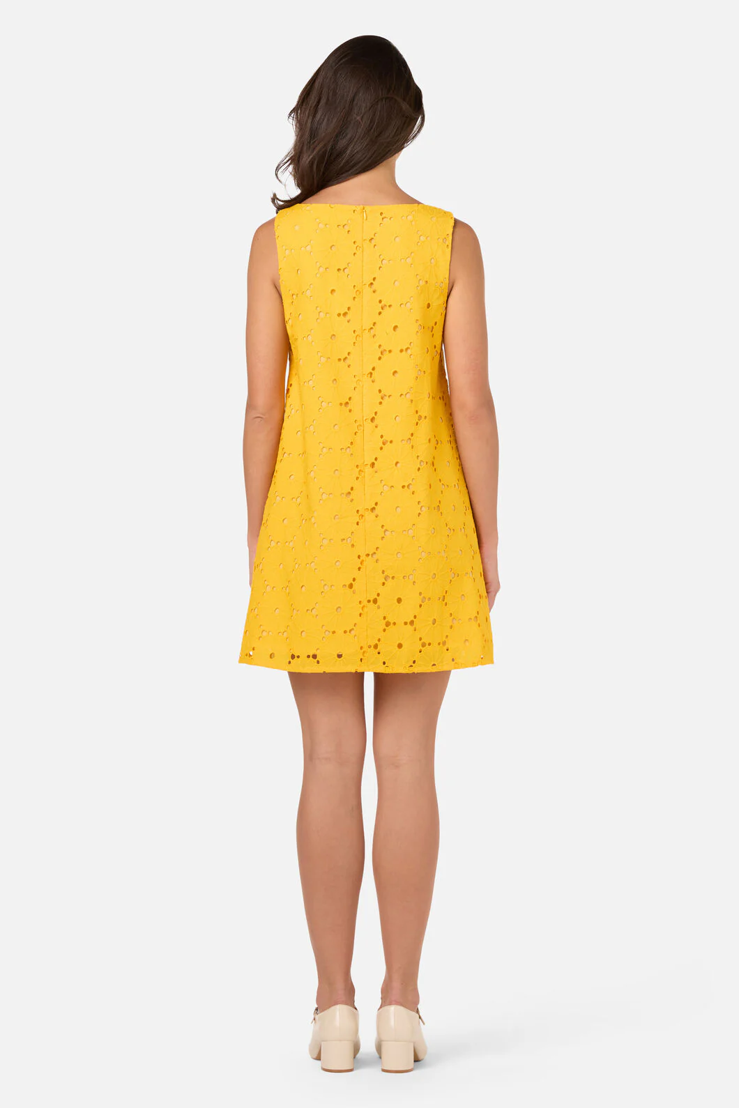 Daisy Broderie Shift Dress - Image 8