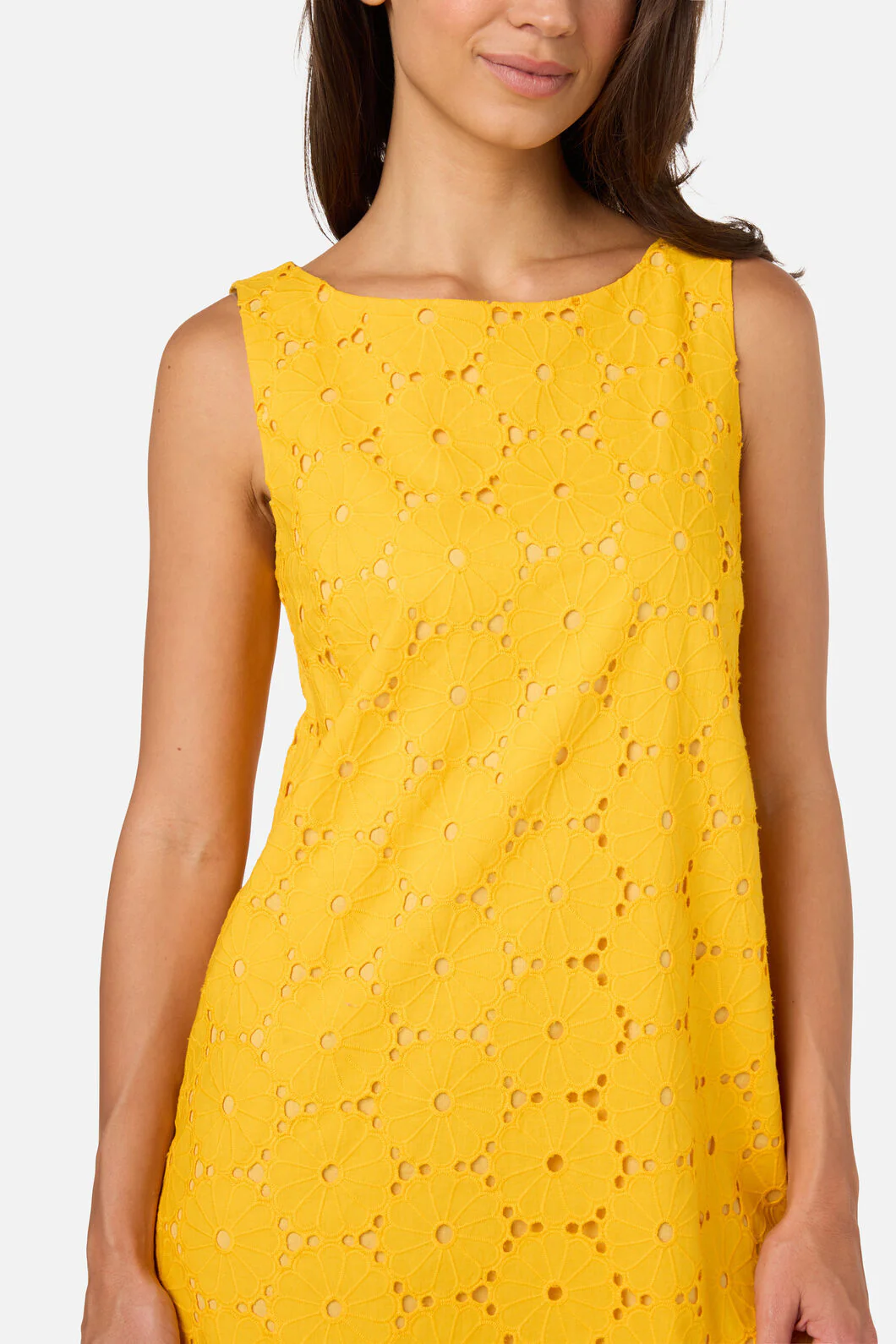 Daisy Broderie Shift Dress - Image 9