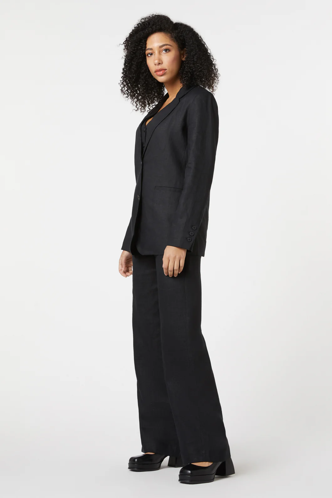 Darcey Linen Blazer - Image 3