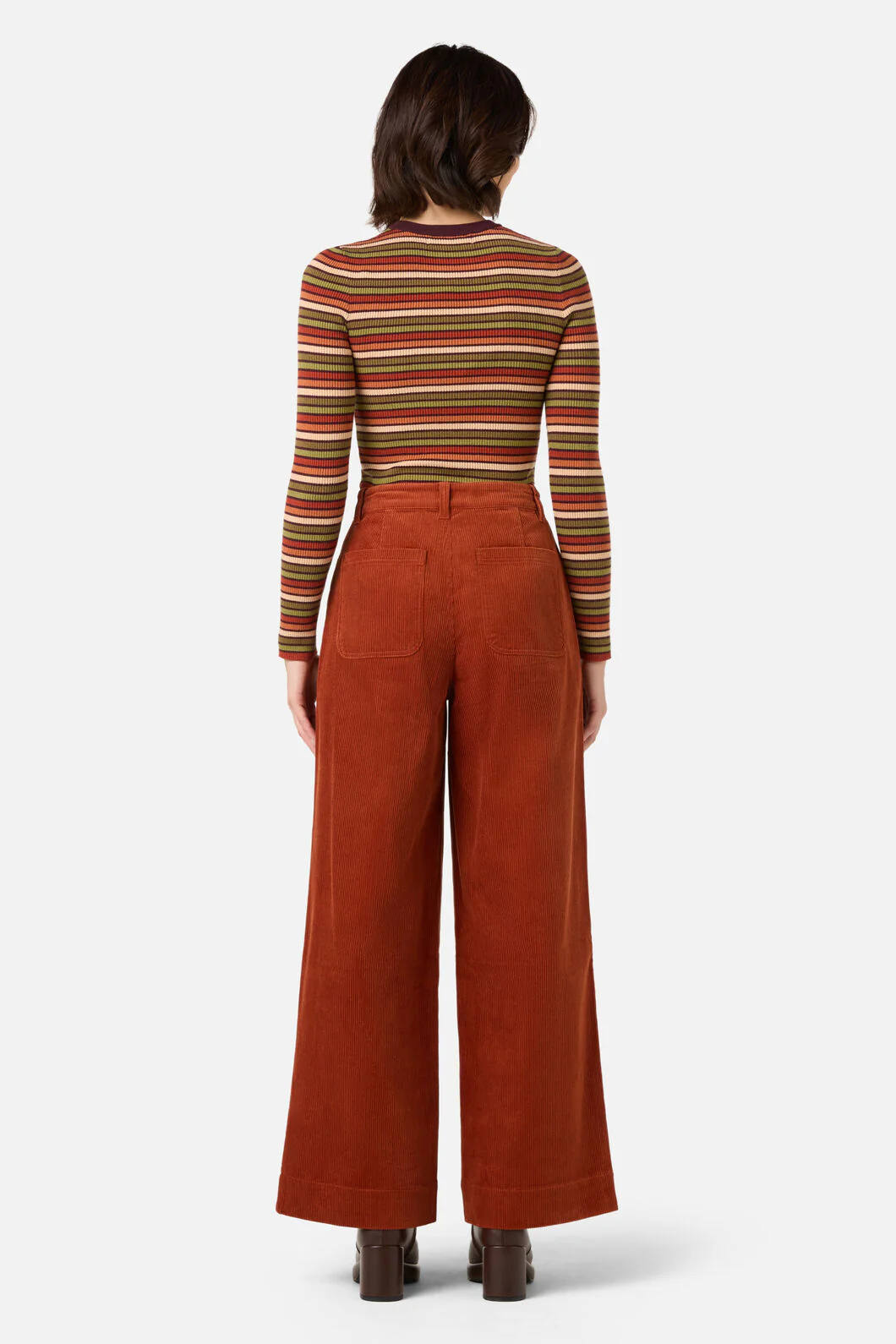 Darcy Stripe Rib Knit Top - Image 4
