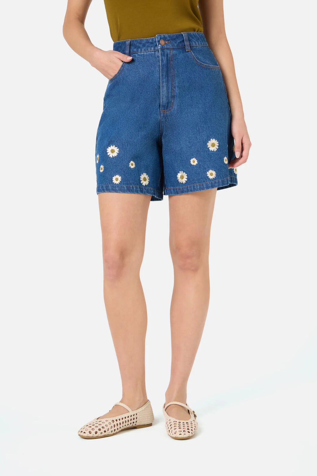 Daria Denim Short - Image 2