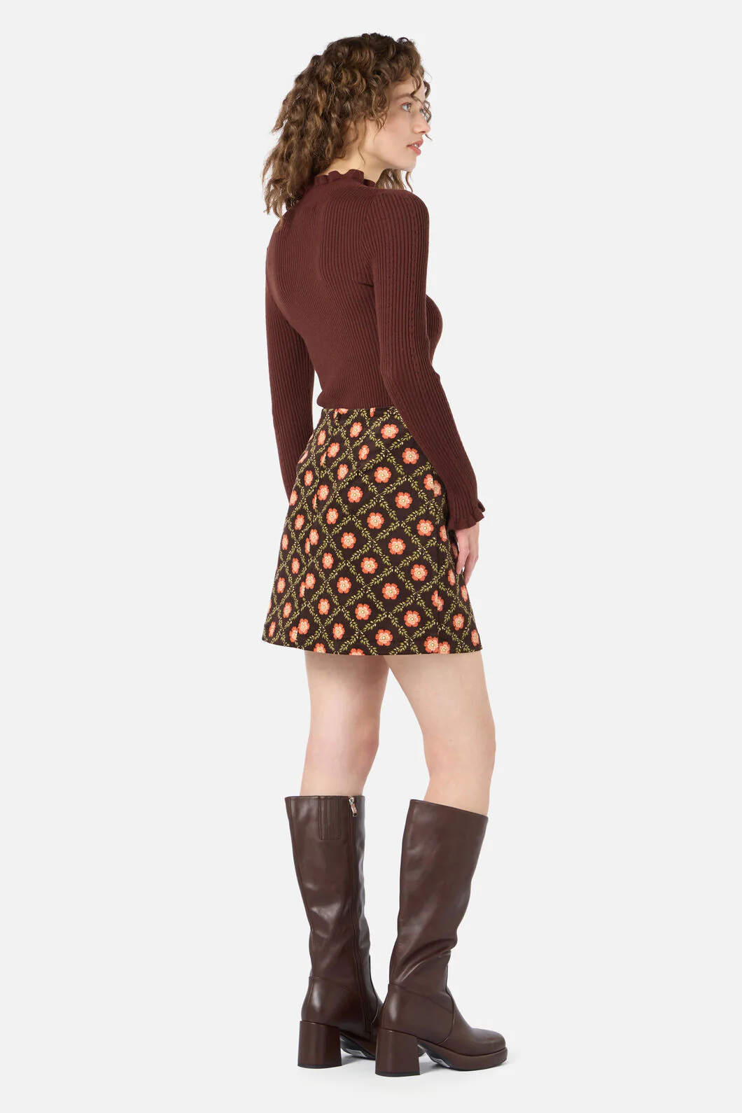 Delilah Cord Mini Skirt - Image 5