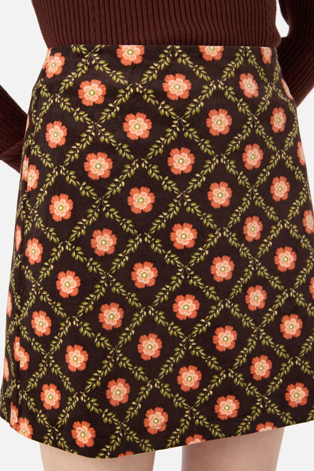 Delilah Cord Mini Skirt - Image 7