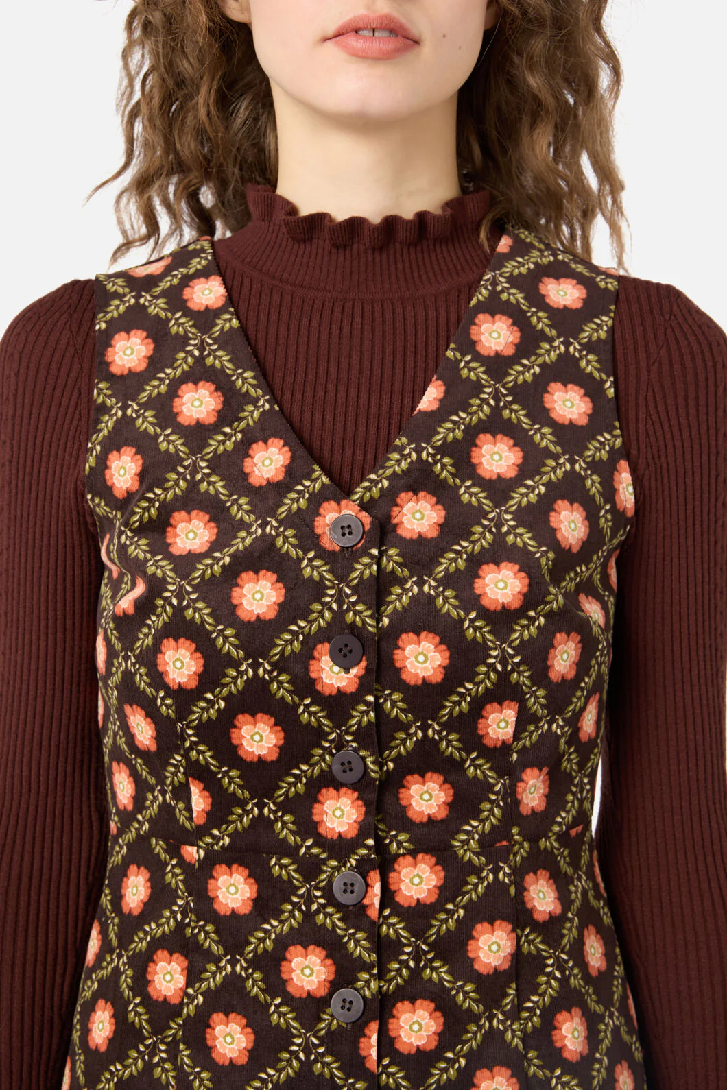 Delilah Cord Pinafore - Image 14