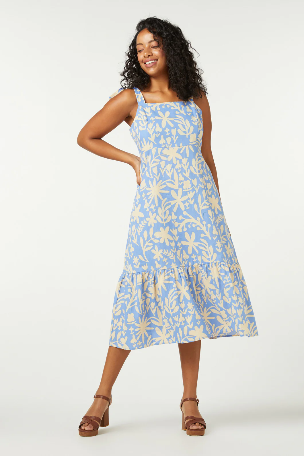Della Floral Sun Dress - Image 12