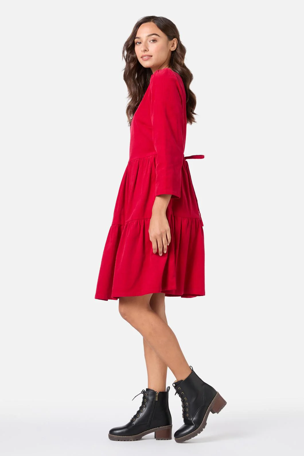 Demi Cord Mini Dress - Image 3