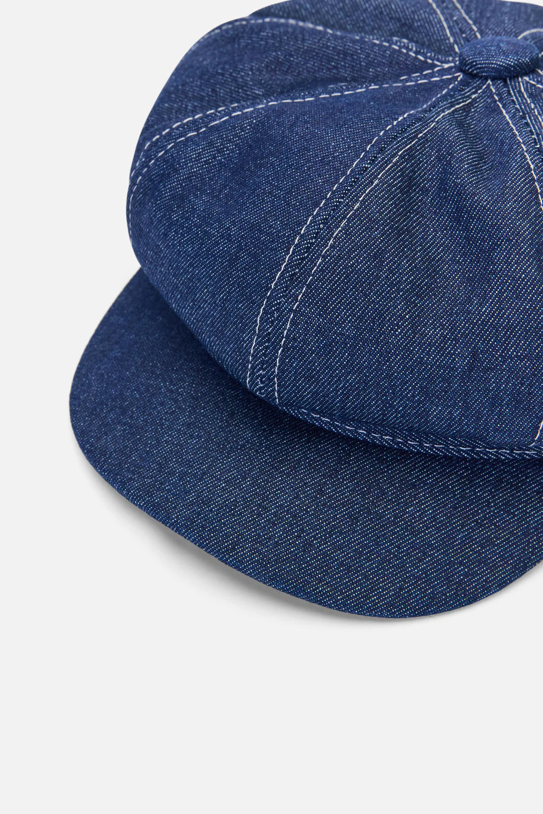 Denim Page Boy Hat - Image 2