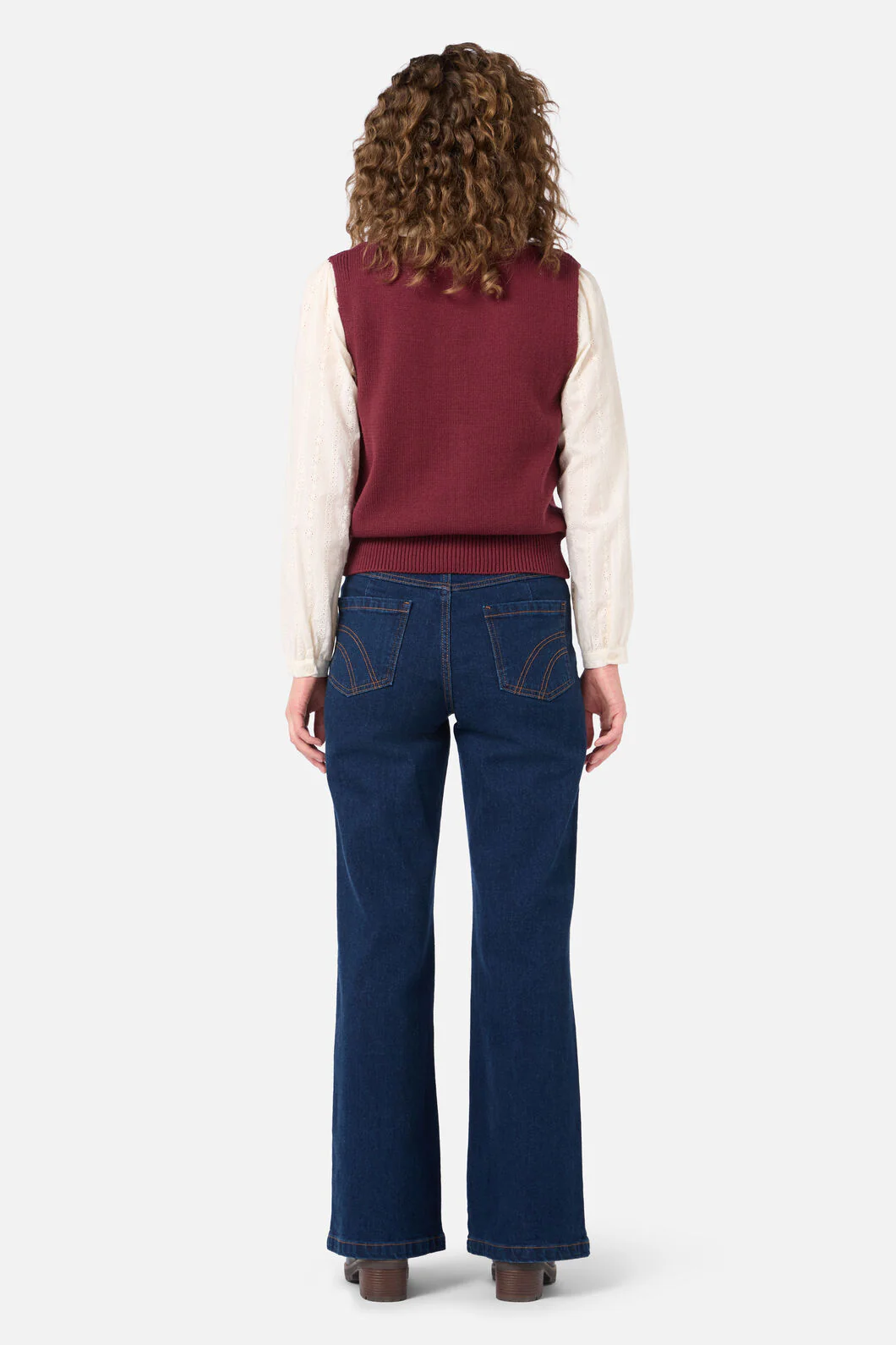 Ditsy Embroidered Knit Vest - Image 6