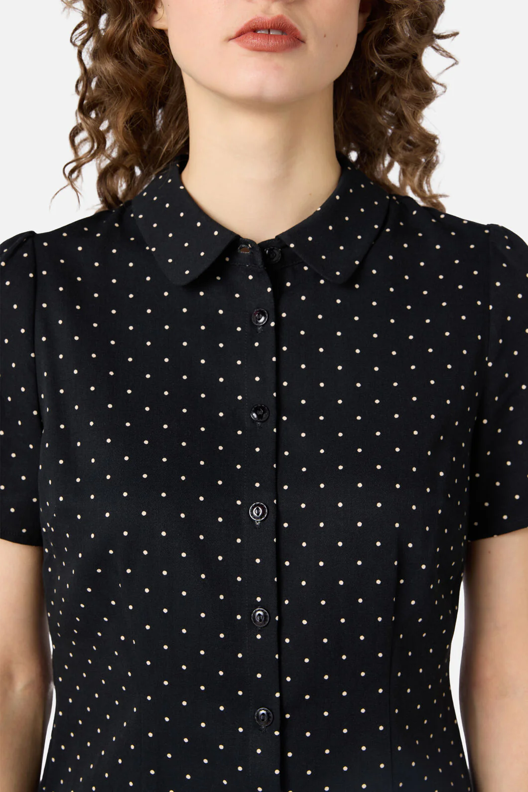 Dolly Spot Short Sleeve Blouse - Image 14