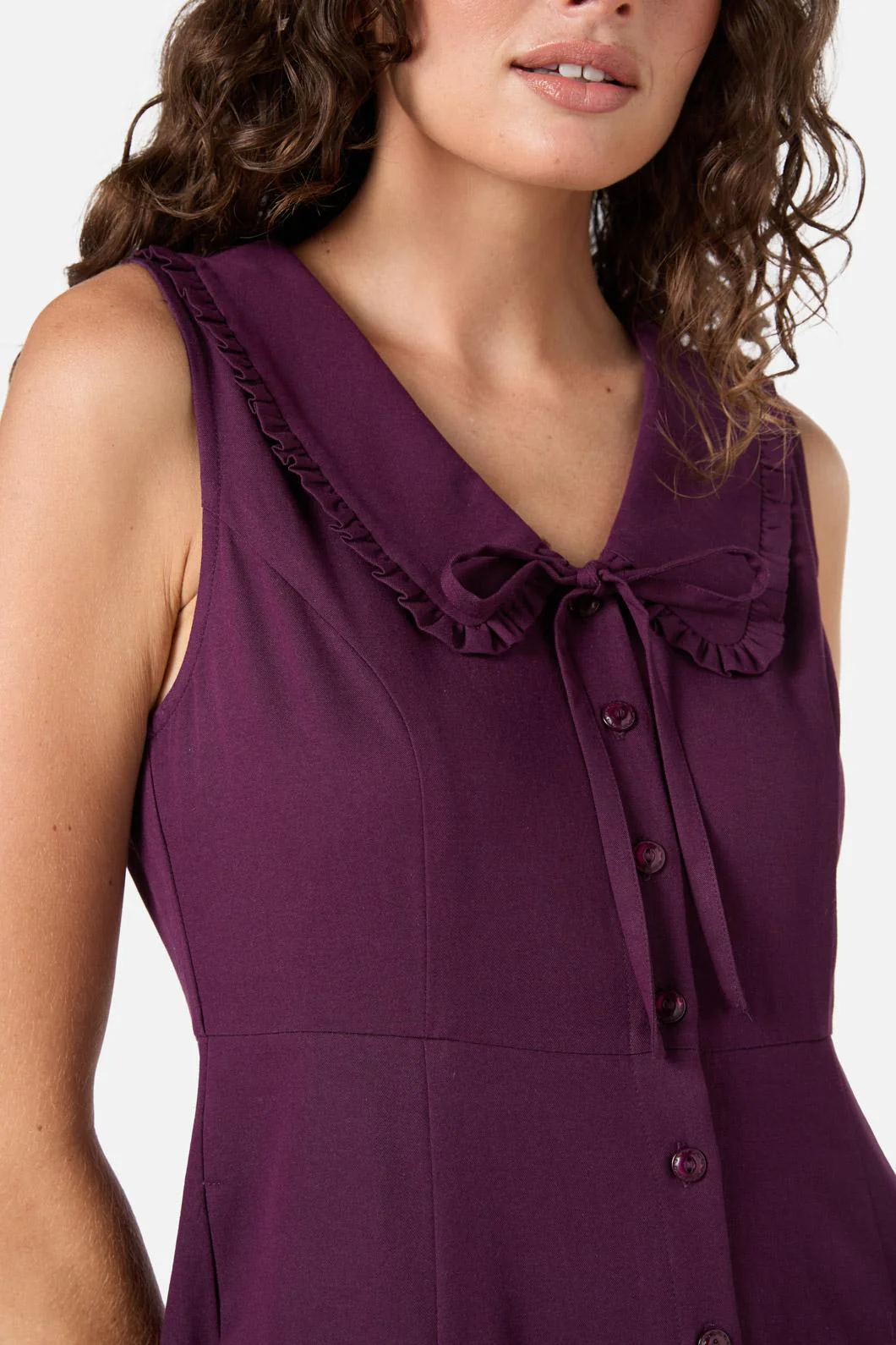 Dorothy Collared Midi Dress - Image 6