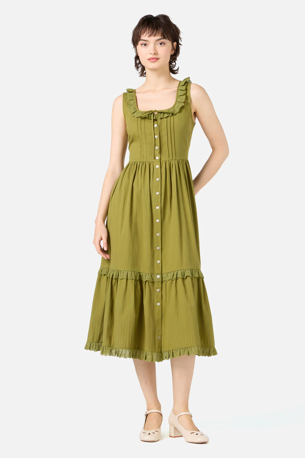 Elise Corset Midi Dress
