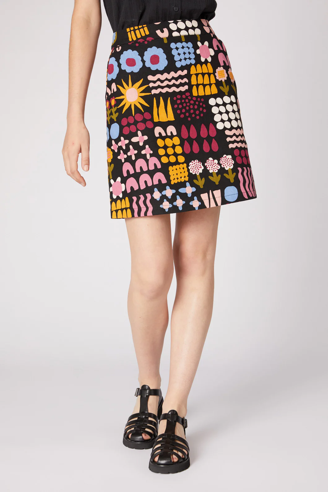 Elsie Patchwork Skirt - Image 3
