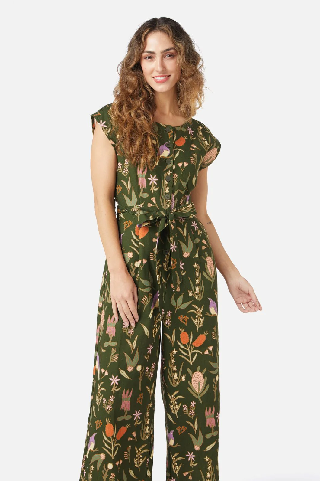 Enid Floral Jumpsuit - Image 3
