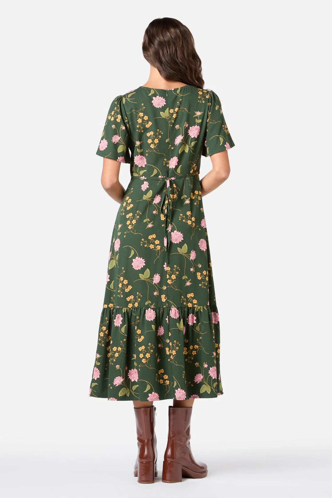 Esmerelda Floral Midi Dress - Image 4