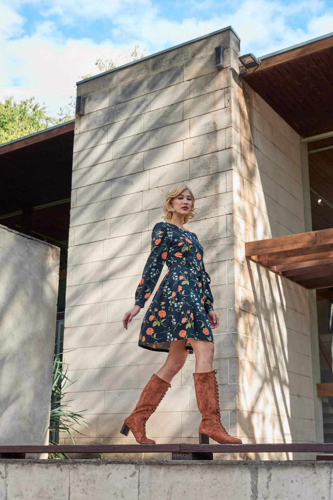 Esmerelda Floral Mini Dress - Image 3