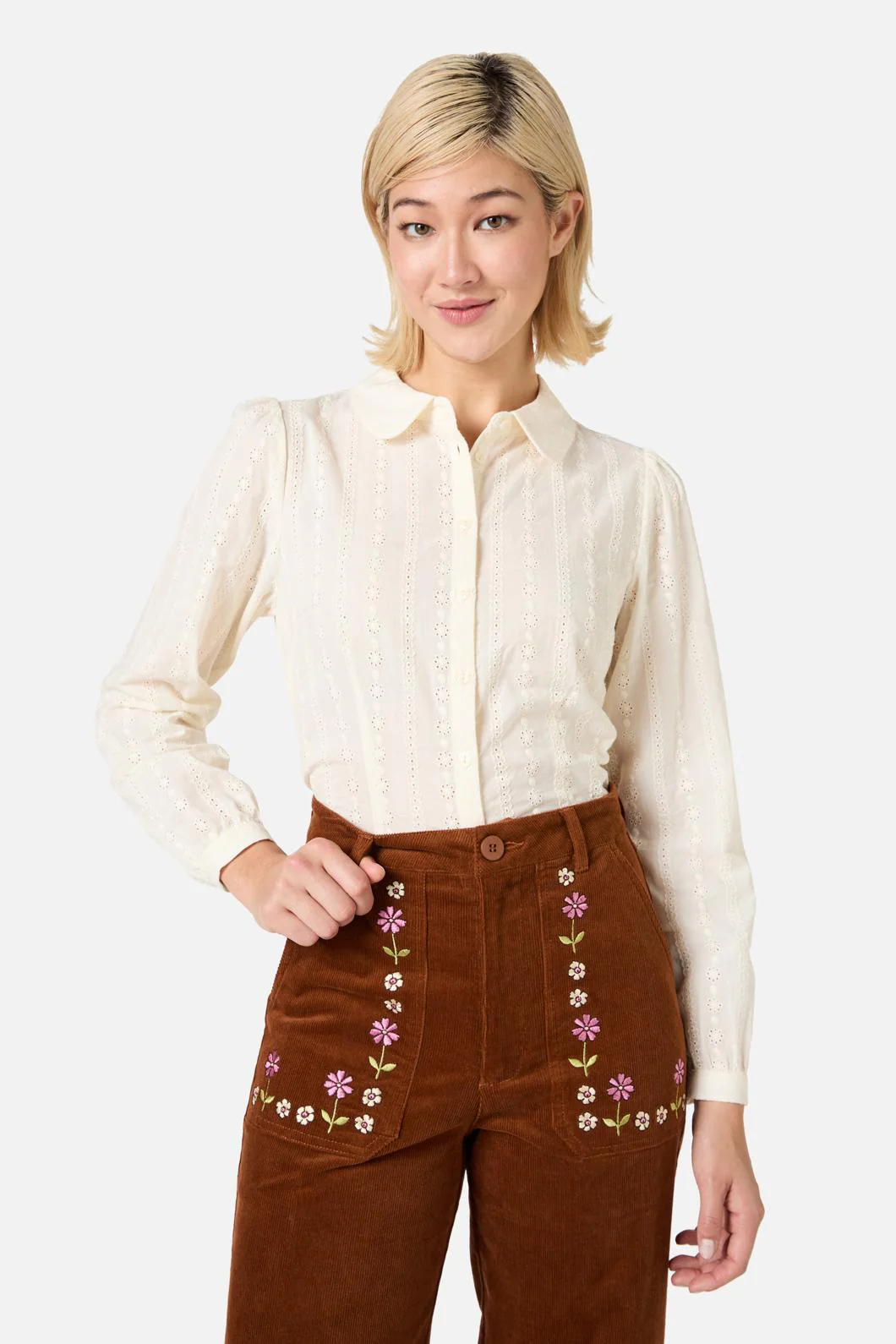 Evelyn Cute Cotton Blouse - Image 7