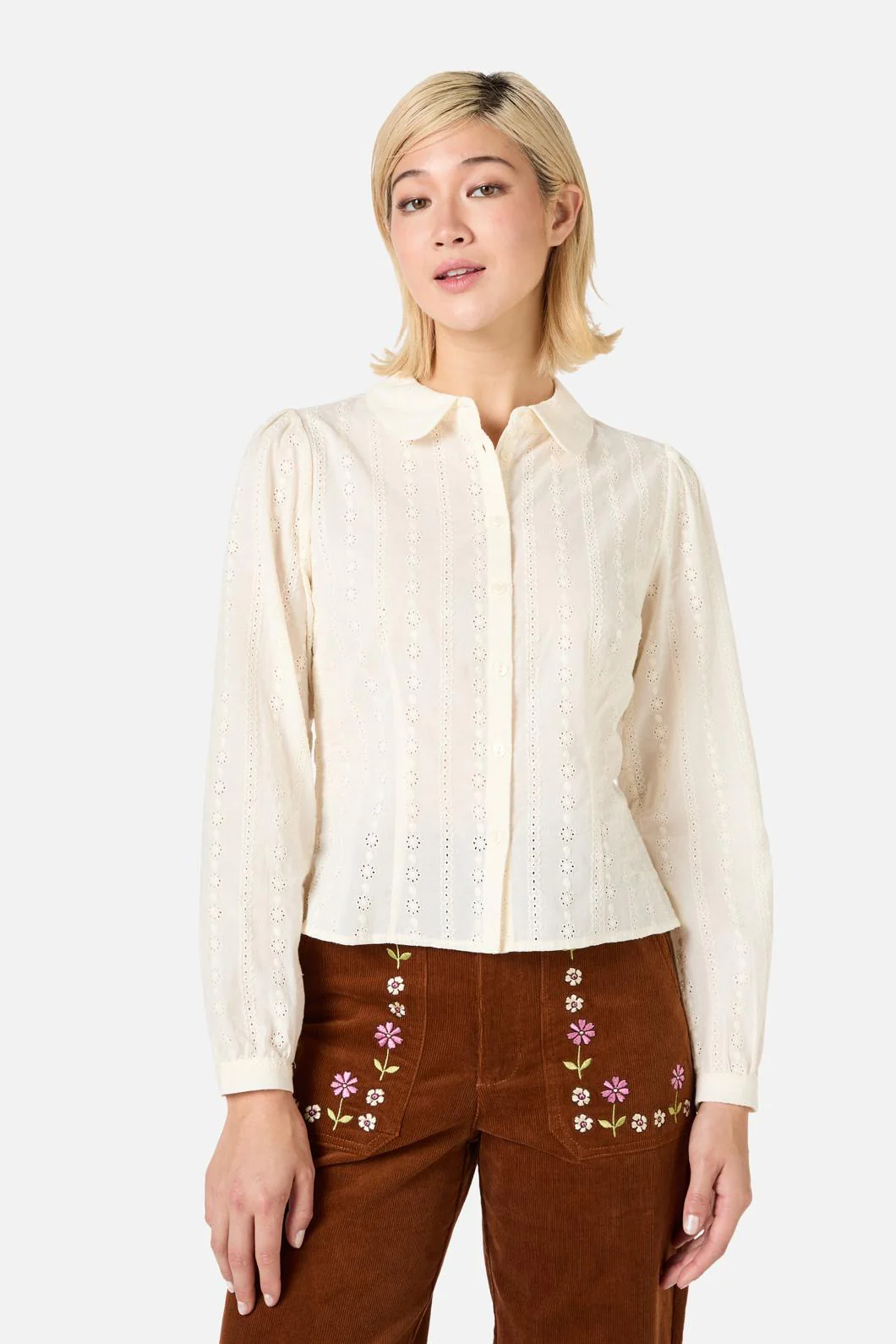 Evelyn Cute Cotton Blouse - Image 9